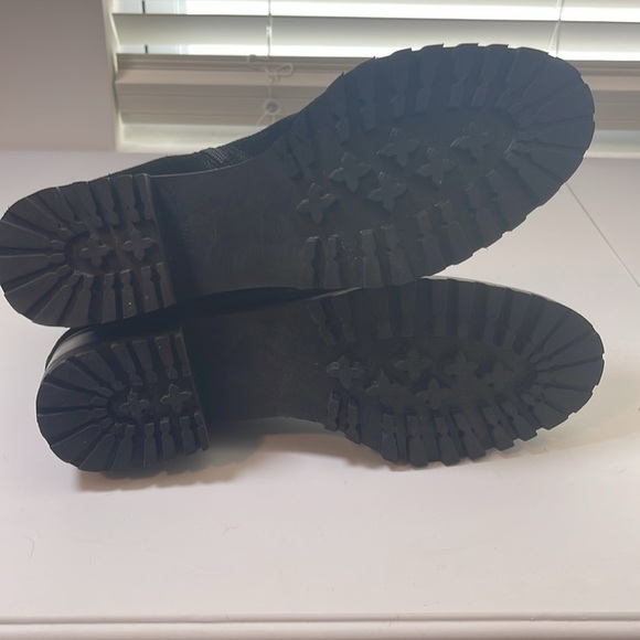 Talbots Black Suede Boots Size 10.5 - Picture 7 of 8